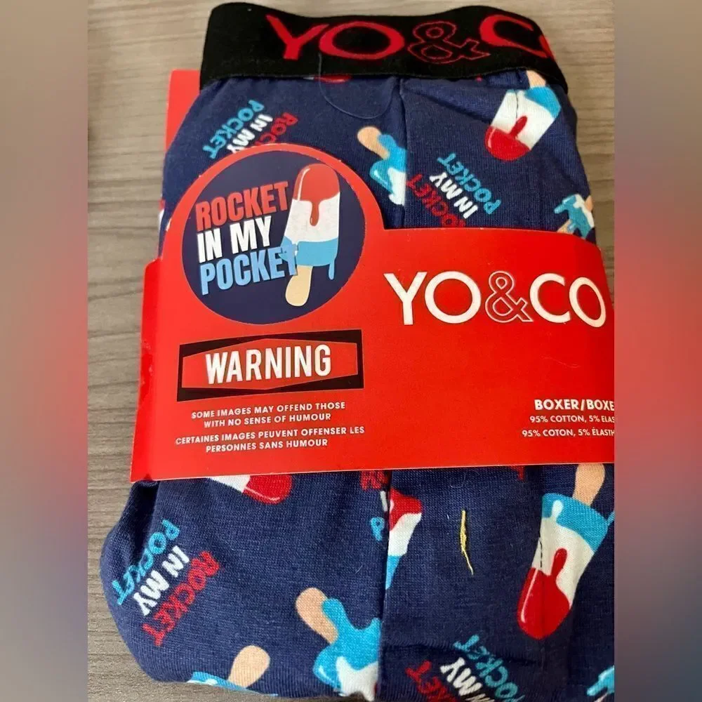 Yo&Co Boxers New in box- size Medium (3 pack bundle)